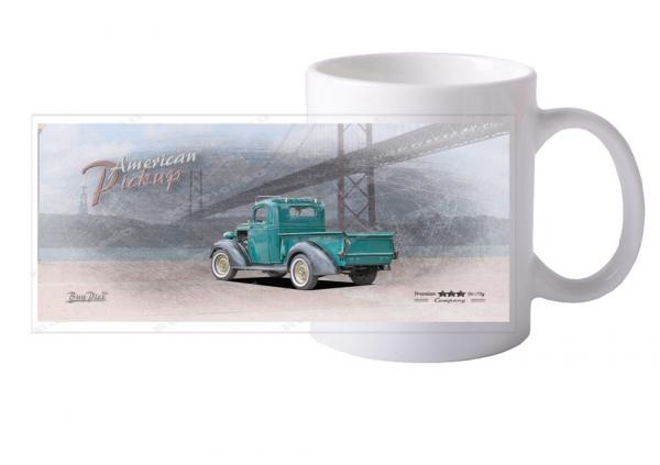 Keramiktasse mit Motiv von Pickup KTaPu2020-28